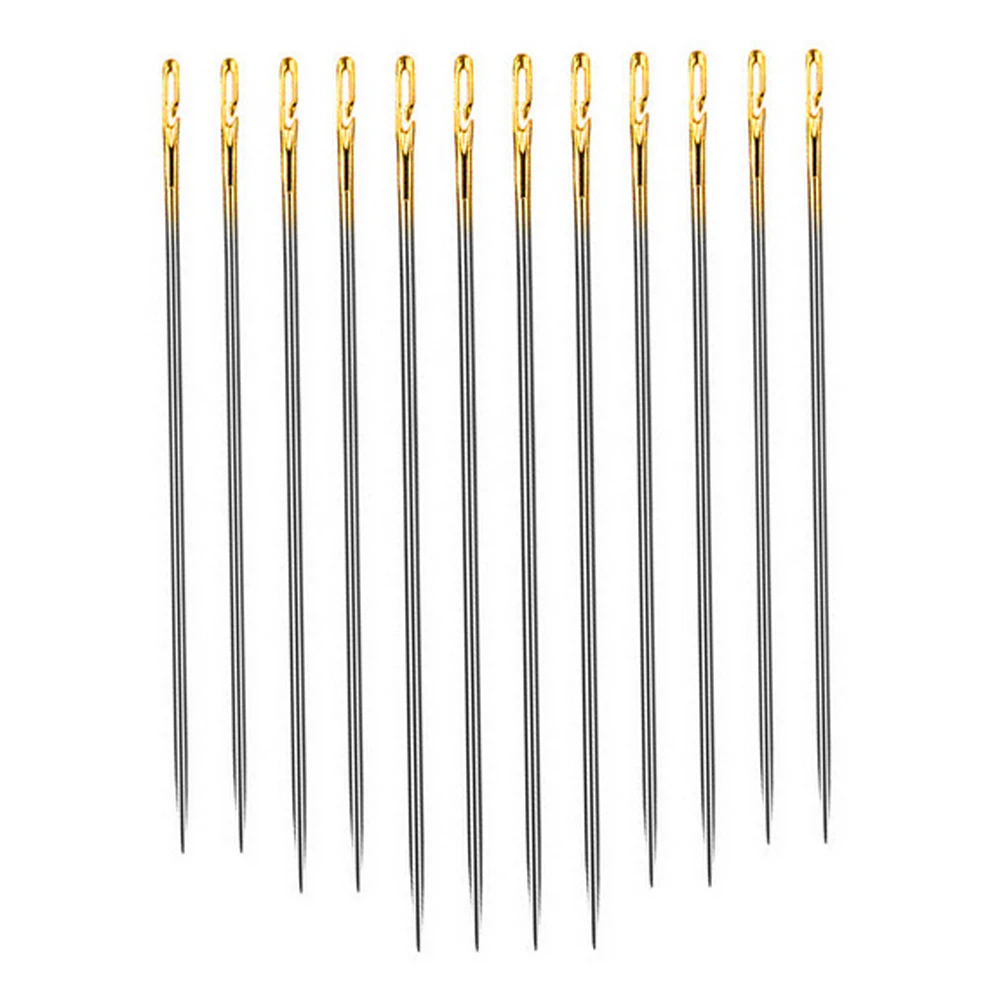 12 шт. слепой иглы игла для пожилых-боковое отверстие ручного шитья бытовой