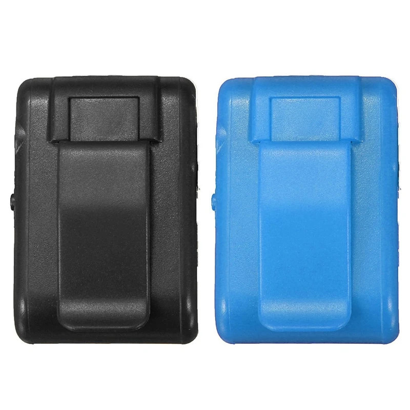 2 шт мини музыкальный MP3-плеер с usb-кабелем наушниками черный и синий | Электроника