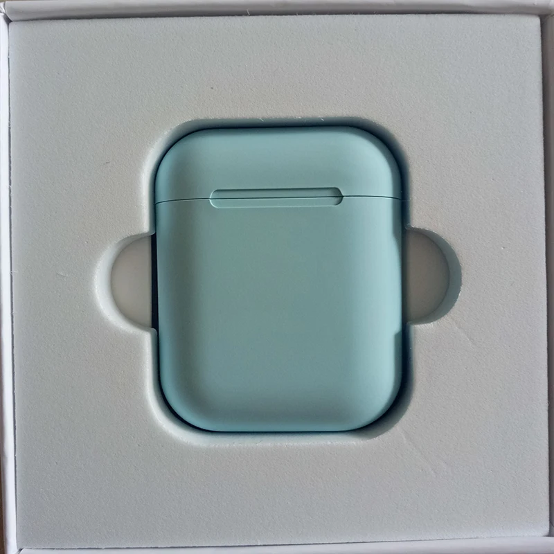 UVinpods12 sky blue I12 tws Bluetooth 5,0 Гарнитура 3D стерео супер бас мини наушники беспроводные наушники с сенсорным датчиком для всех смартфонов - Цвет: UVinpods12 sky blue
