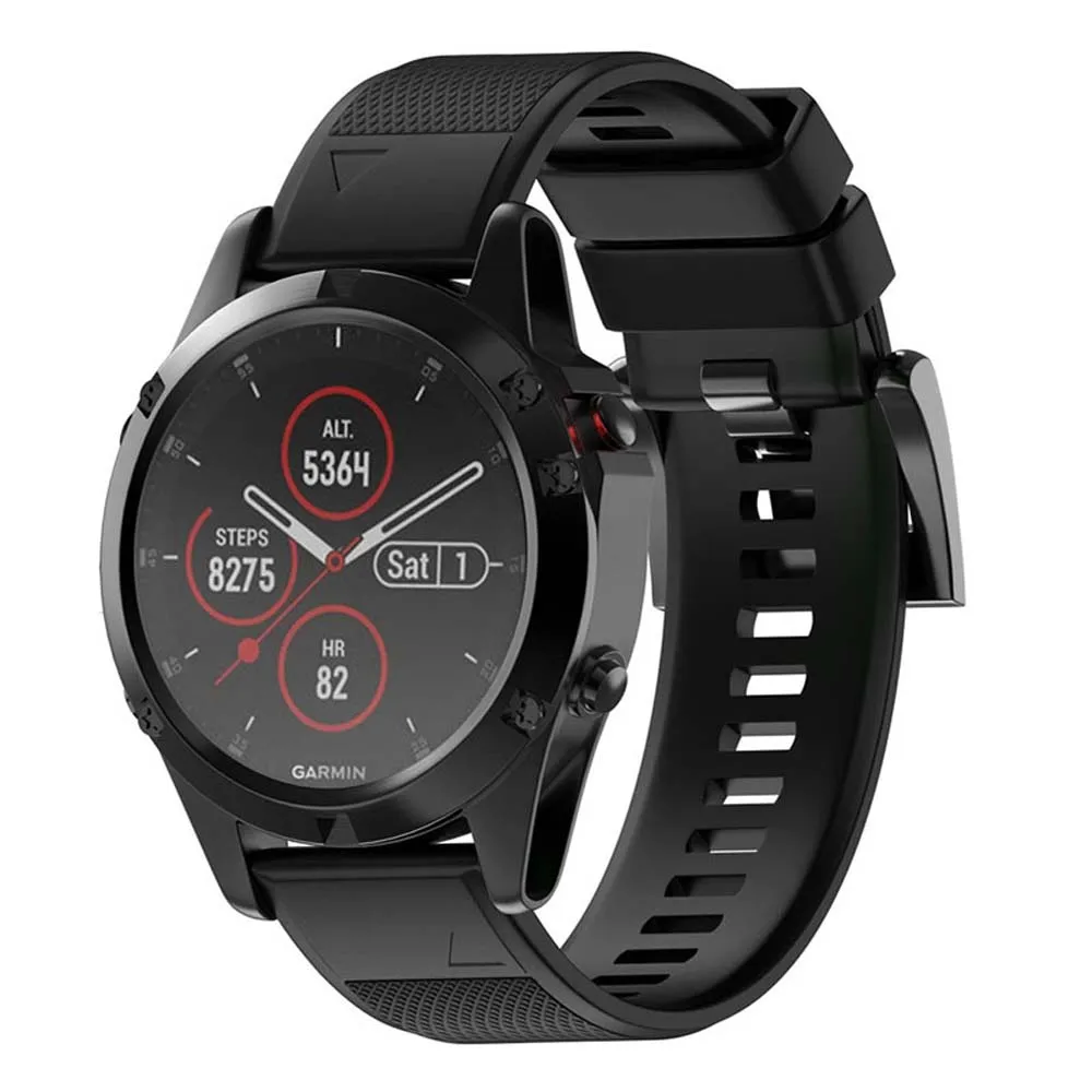 Ремешок 20 мм для наручных часов Garmin Fenix 5S/5S Plus/Fenix 6S Pro быстросъемный силиконовый