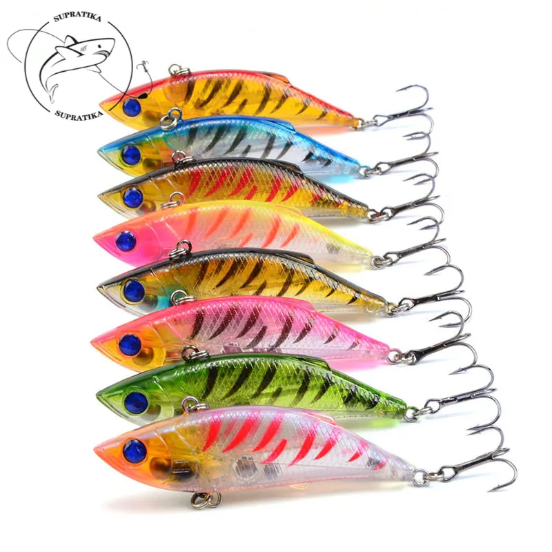

8 шт./компл. 6 # крючок морская Рыбалка Lures7.5cm/10 г, искусственные прозрачный пластиковый твердый приманка 3D глаз Сталь мяч бионная приманка воб...