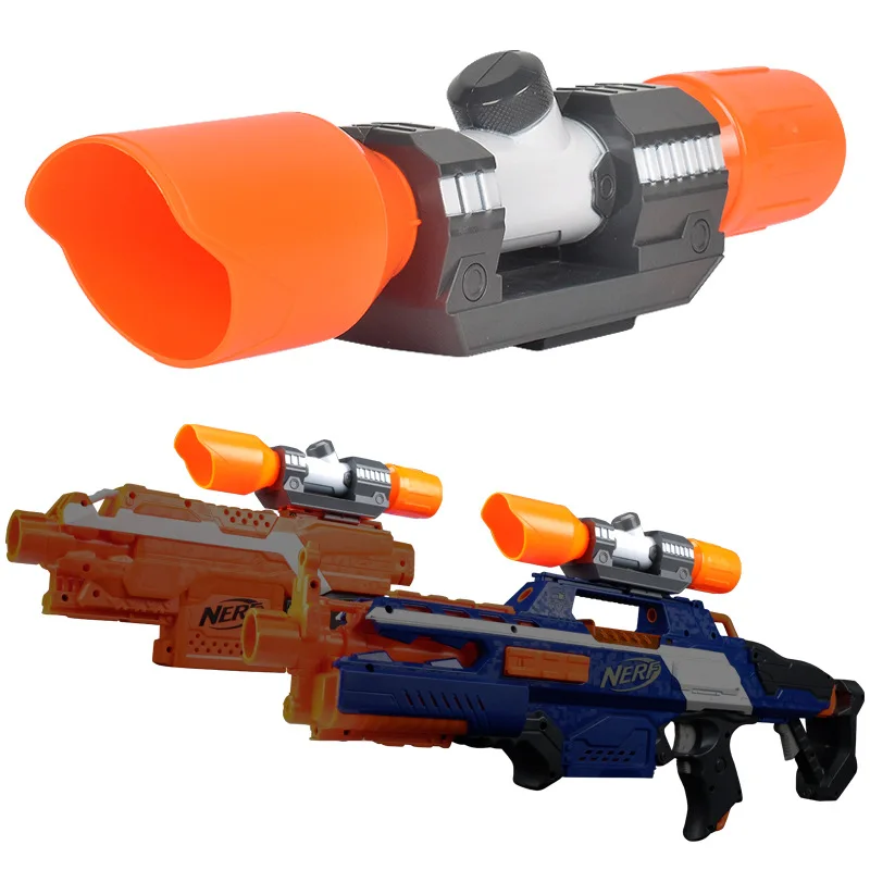 

Compatible Universal for NERF EVA Soft Bullet Gun Assemble Accessories Elite Sighting Telescope Accessories Boy Toys