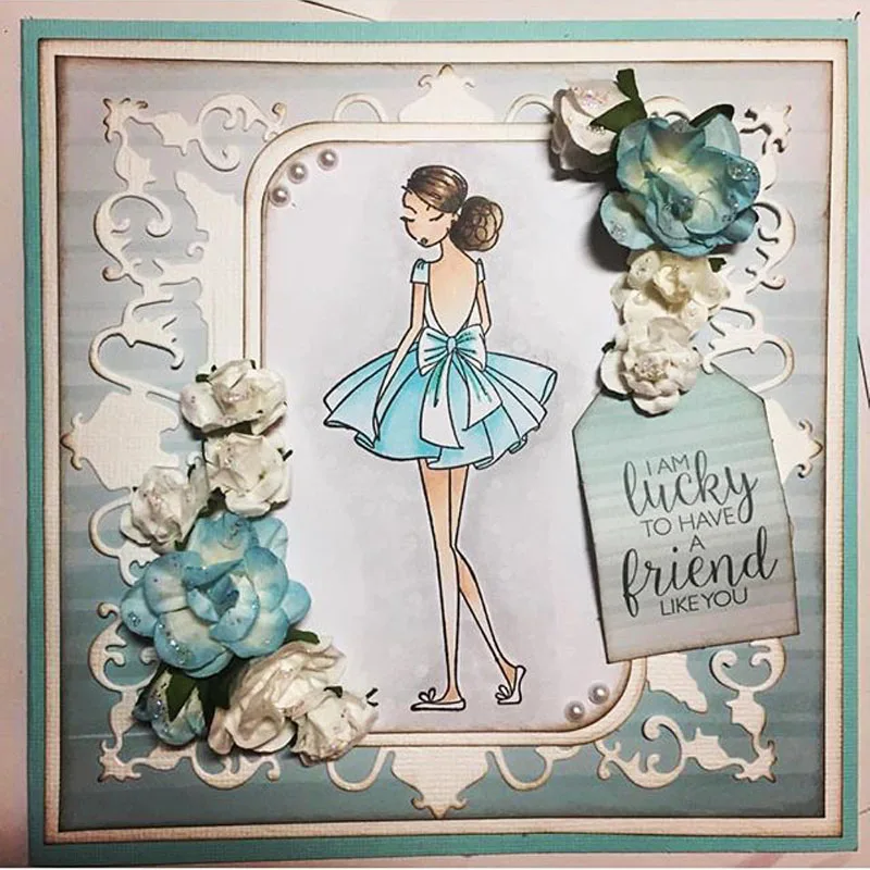 Корона украшения Рамка высечки для изготовления открыток рамка &amp штампы