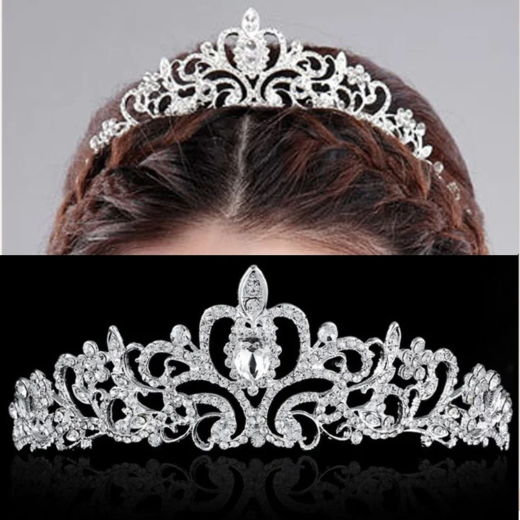 Wedding Bridal Prom Party Hair Accessories Comb Rhinestone Crystal Design Special Fashion Romantic Alloy Crown | Украшения и