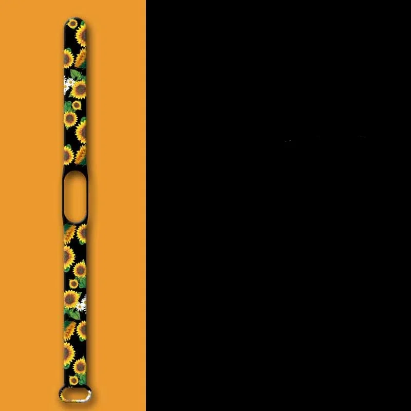 Ремешок силиконовый для Xiaomi Mi band 5 6 3 цвет в ассортименте