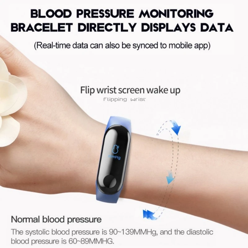 

Wristband for Bluetooth 4.0, Sport Multi-function USB Rechargeable Touch Control Heart Rate Pressure Bal Hot