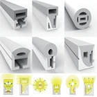 WS2812B WS2811 SK6812 светодиодная неоновая веревочная трубка силиконовая гелевая Гибкая полоса светильник Кая мягкая лампа трубка IP67 водонепроницаемая для украшения