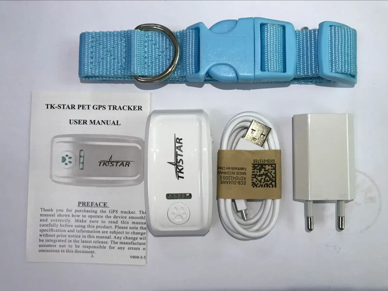 Tkstar Tk909 собака gps GSM GPRS трекер устройство определения местоположения gps устройство слежения с ошейником для собаки кошки Бесплатное отслеживание веб-приложений