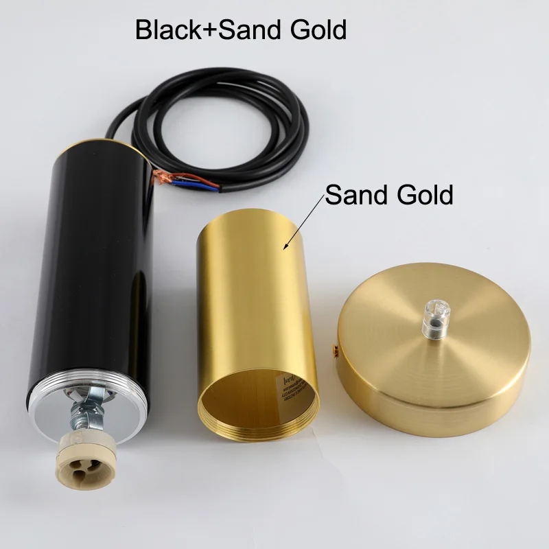 Современные подвесные светильники с лампами на GU10 LED для столовой кухонных ламп освещения для гостиной D60mm Алюминиевая труба светильника.