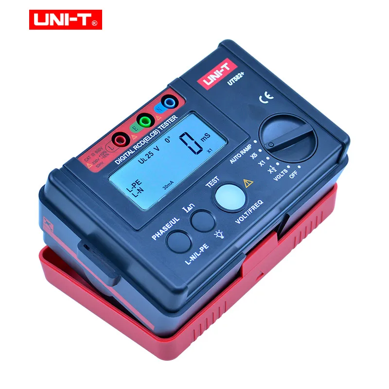 Цифровой тестер утечки авторампы UT582 + RCD (ELCB) автоматический выключатель