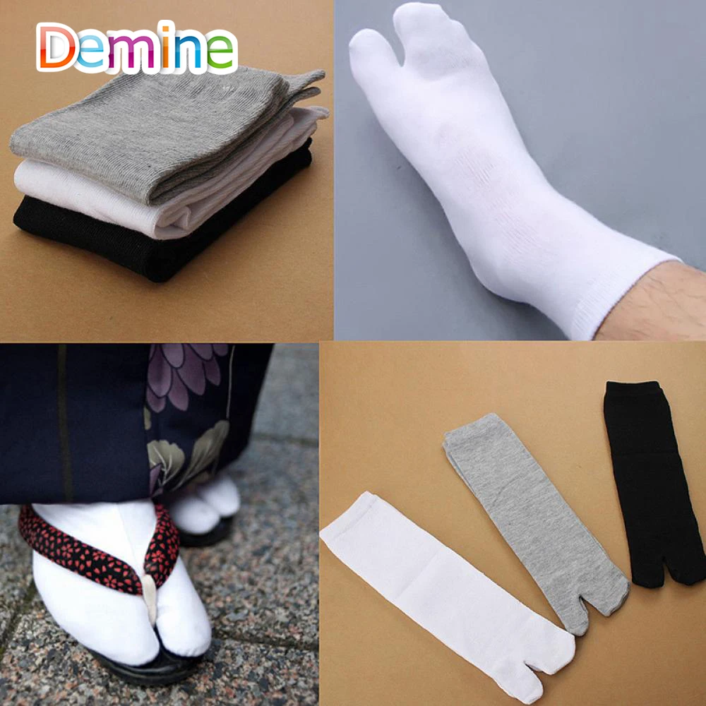 

Японское кимоно, шлепанцы, сандалии, Раздельный носок, Tabi Ninja носки Geta, для мужчин и женщин, Раздельный 2 носок, табличка для пальцев