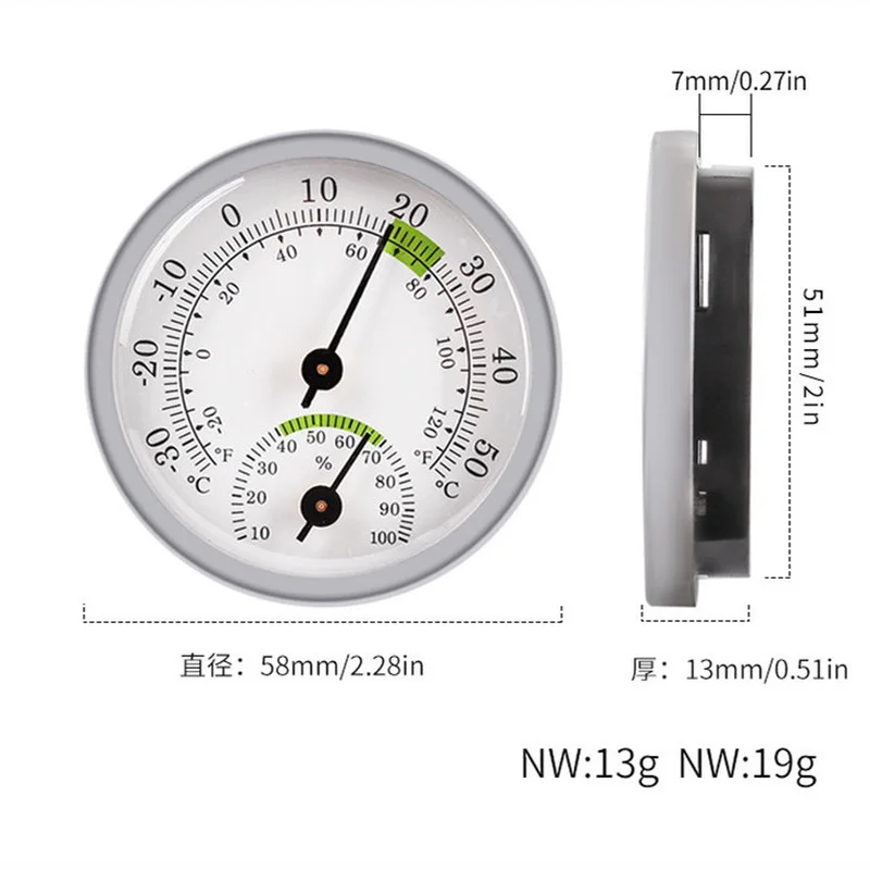 

Настенный Измеритель температуры и влажности, бытовой термометр и гигрометр для сауны