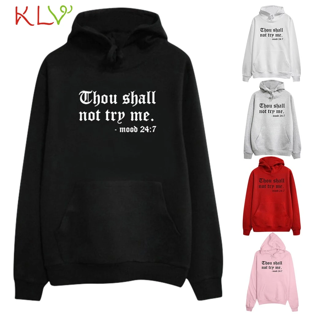 Женская толстовка новая мода длинный рукав с буквенным принтом Harajuku светильник