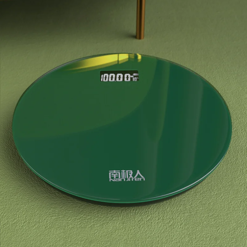 

Lcd Display Weight Scale Glass USB Charging Digital Electronic Bathroom Weight Scale Round Tarti Terazi Weighing Supplies BS50TZ