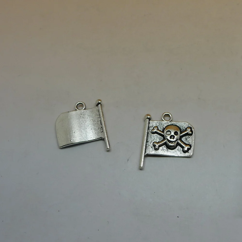 

Charm For Making Jewelry Pendants Pirate Flag Charms 17x20mm 10pcs