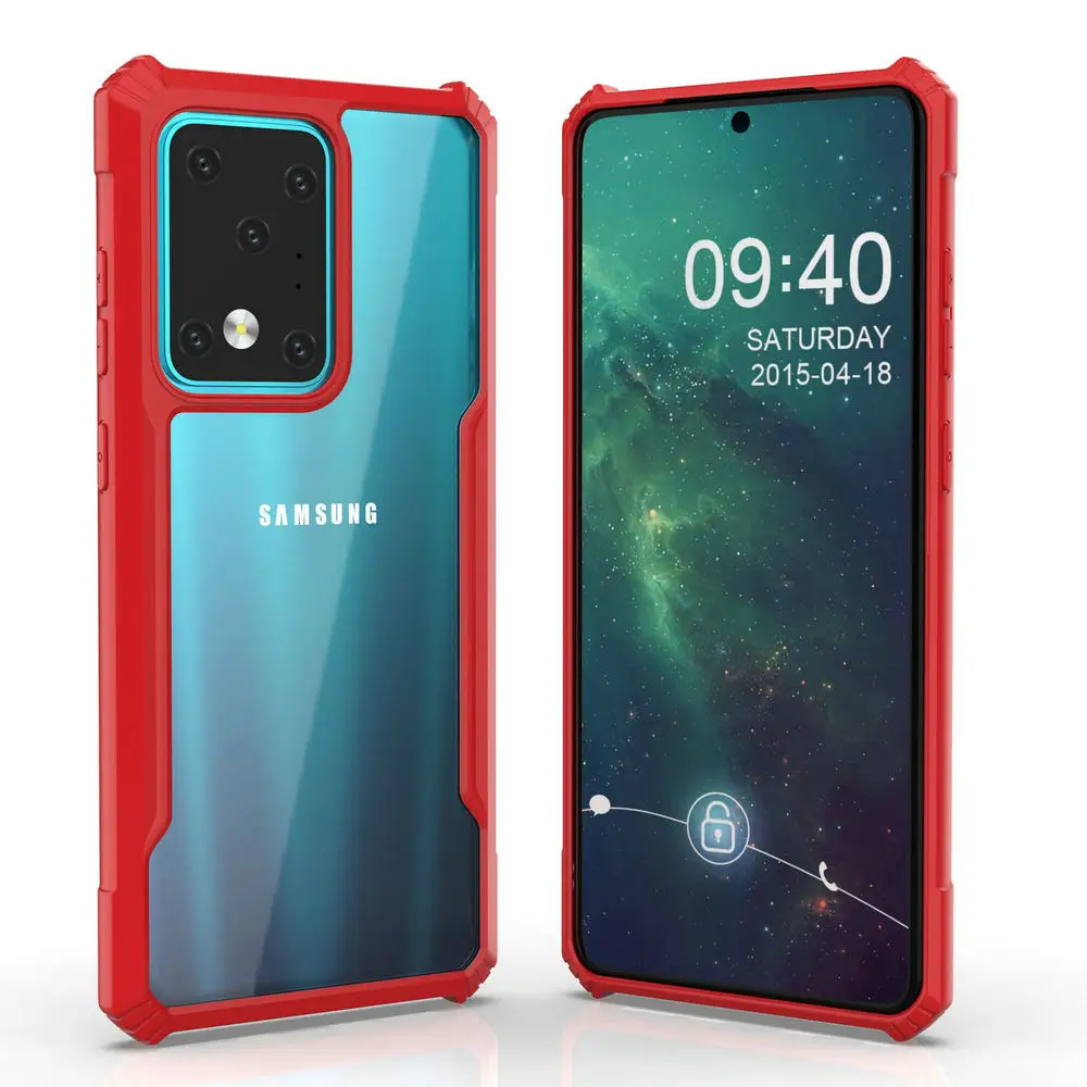 200 шт./лот для Galaxy A51 A71 A81 A10S A20S A50S противоударный HD прозрачный защитный чехол Samsung