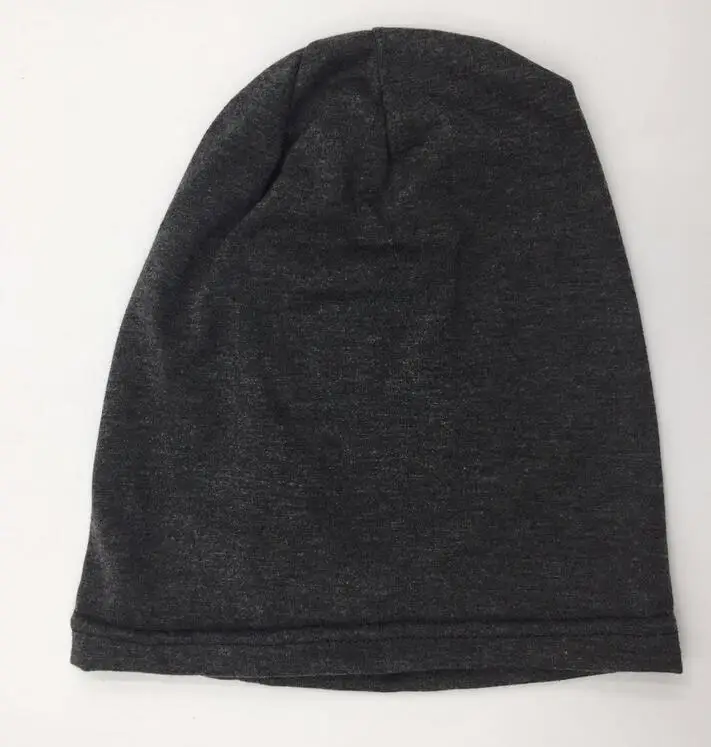 New Style Polyester Jersey Solid Color Pullover Cap Knitted Toe Cap Outdoor Cap