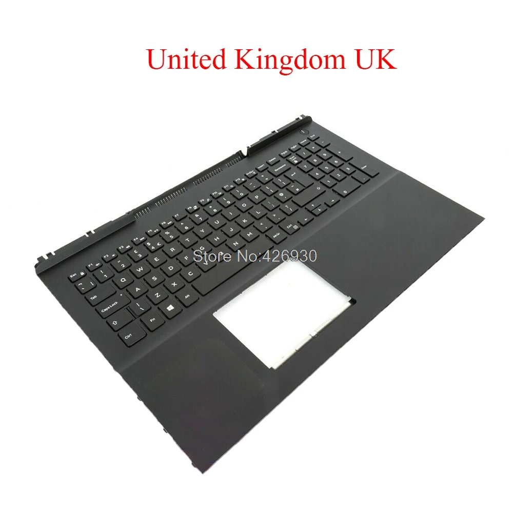 Подставка для рук ноутбука английская клавиатура DELL Inspiron 15 7000 7566 7567 P65F 0MDC8K MDC8K 03G9J3