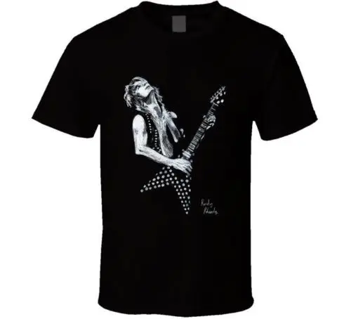Футболка Randy Rhoads Guitar Tribute футболка в стиле хип хоп Мужская рок унисекс модные топы