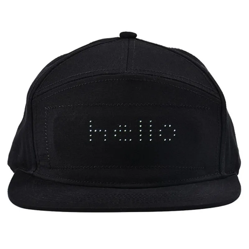 Модные светодиодный смарт Кепки мобильного телефона ПРИЛОЖЕНИЕ управления