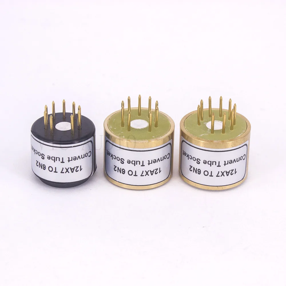 1 шт. 12AX7 ECC83 Top до 6N2 нижний 9Pins трубка DIY звуковая вакуумная адаптер Socket усилитель