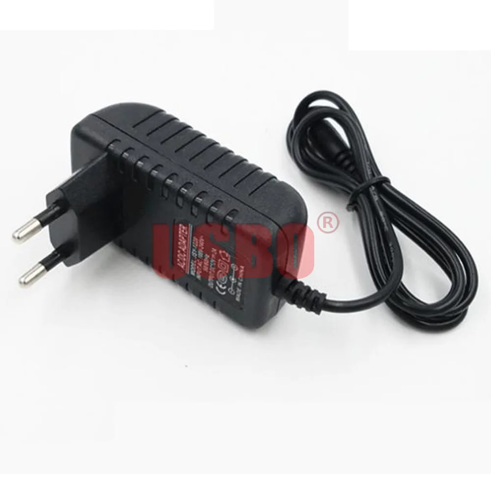 Черный 6V 0.5A 1.0A 1.5A 2.0A Европа Универсальный беспроводной роутер рекордер Зарядное