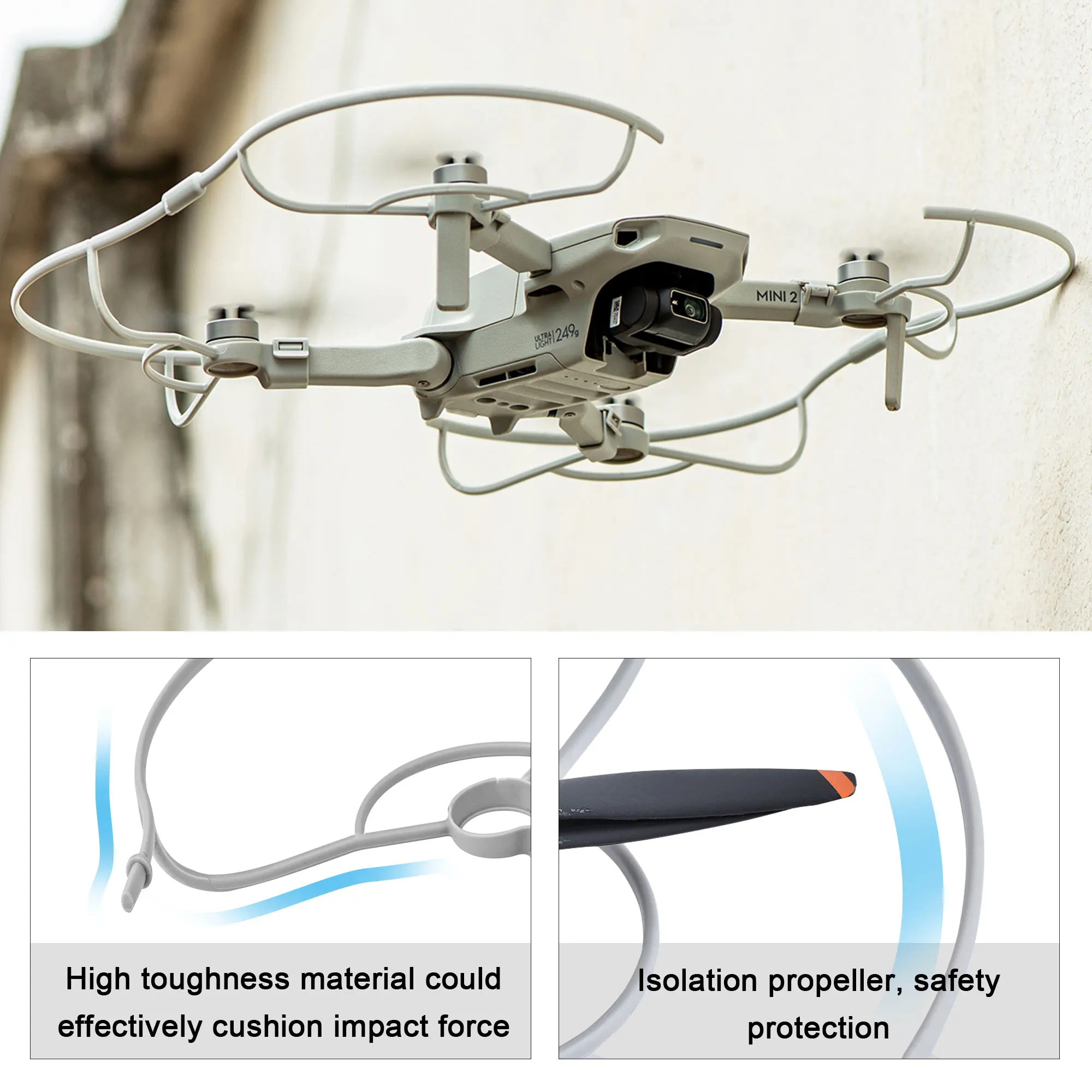 Защита для пропеллера Mavic Mini 2 бампер светодиодный шасси DJI 2/Mini SE аксессуары дрона
