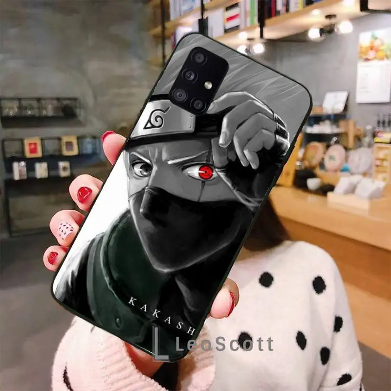 

Uchiha Naruto anime Phone Case For Samsung A40 A31 A50 A51 A71 A20E A20S S8 S9 S10 S20 Plus note 20 ultra