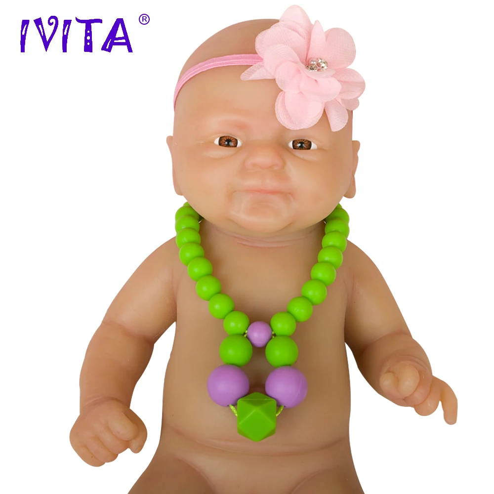 [ из США и Китая] IVITA WG1512 девочка глаза открылись Completa силиконовые куклы Reborn Born Alive имитация Boneca детские игрушки