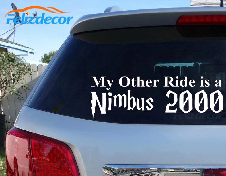 Моя другая поездка-это Nimbus 2000 символ Виниловая наклейка для автомобиля украшение