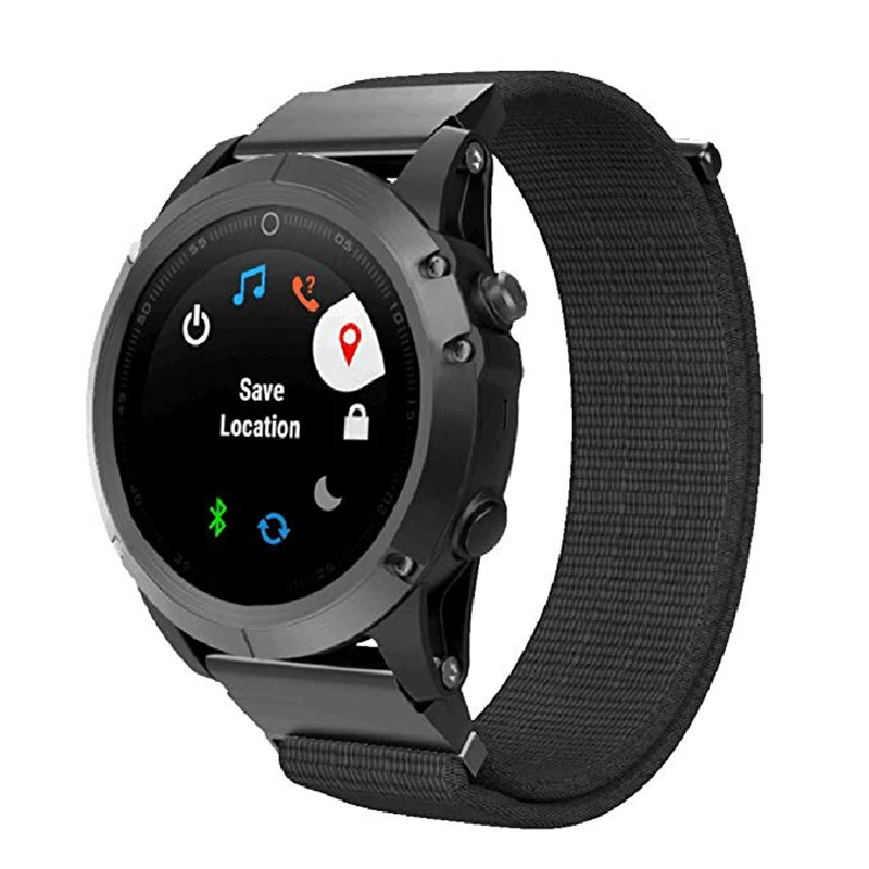 26 22 20 мм нейлоновый ремешок для часов для наручных gps-часов Garmin Fenix 5x, 5, 5S плюс 3 3HR D2 S60 выпуск Quick fit Браслет ремешок для часов для Forerunner 935 945