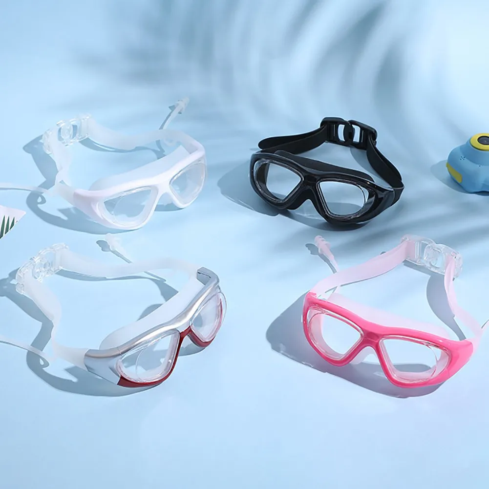 

Большая коробка, зеркальные, серебристо-красные, с затычками для ушей, нетоксичные и безвкусные, полностью экологически чистые очки для пла...