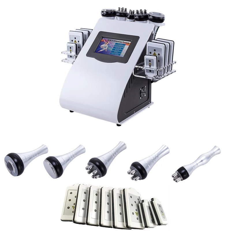 

CE 6 in 1 new cavitation rf vacuum slimming machine