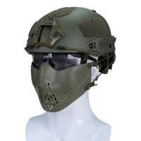 tactical military mask half face protective hunting shooting airsoft mask paintball cs wargame combat training masks