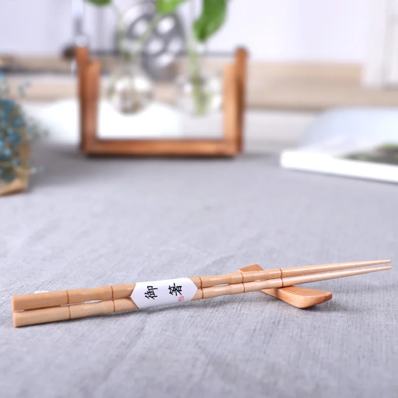 Палочки для еды из натурального дерева 4 пары|chopsticks set|wooden chopsticksnatural wood chopsticks |