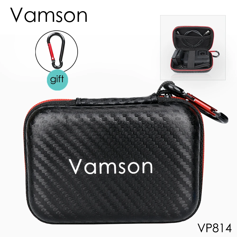 Универсальная сумка для хостинга Vamson, большая портативная ударопрочная сумка для хранения аксессуаров для Gopro 9, 8, 7, 6 - изображение