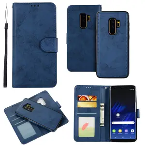 s10e flip cover for samsung galaxy s21 note 20 ultra 10 s20 fe s8 s9 plus phone case retro leather wallet 2in1 detachable shell free global shipping