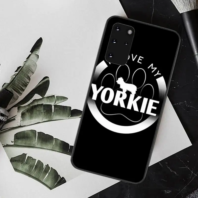 HPCHCJHM милый Бигль Черная мягкая крышка чехол для телефона Samsung S20 plus Ultra S6 S7 край S8 S9