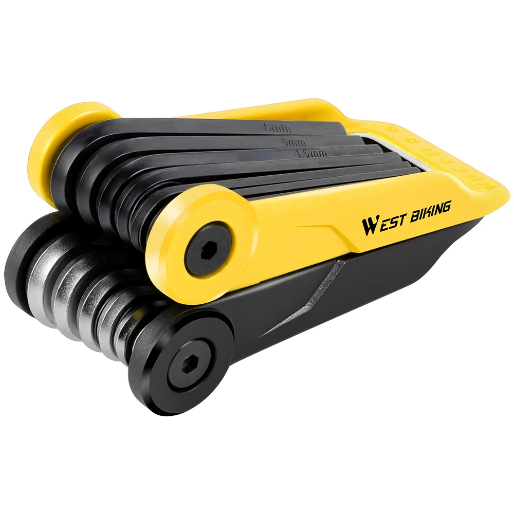 

WEST BIKING MTB Road Bike Repairing Tool Bicycle Multifunction ToolsCycling Repair Tools Kit S2 Steel Hex Spoke Screwdriver