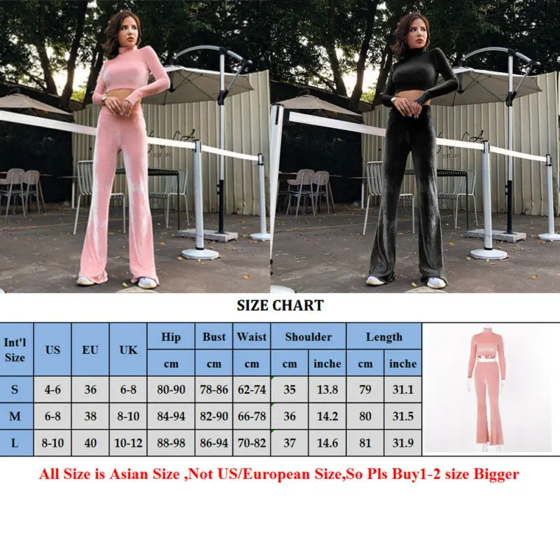 Женский однотонный костюм для отдыха из дробленого бархата короткий топ с