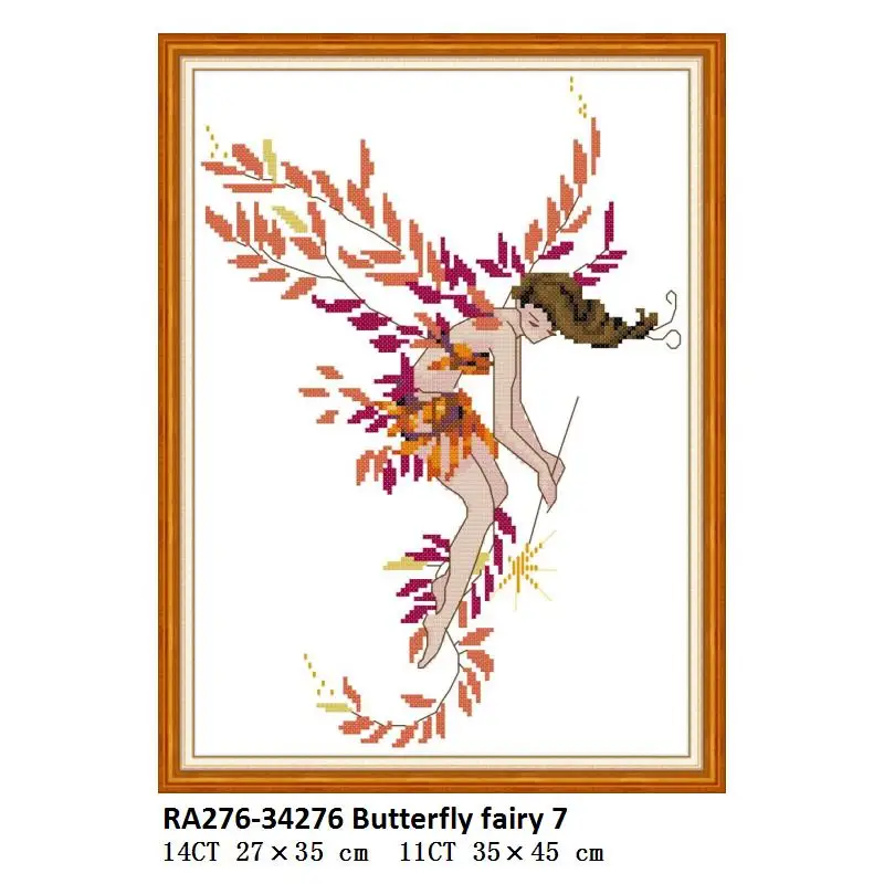 Cross Stitch RA276 Joy Sunday китайские наборы для вышивки крестом Сказочные узоры Aida ткань 14ct Печатный холст DMC DIY Набор для вышивания рукоделие домашний декор - Цвет: Cross Stitch RA276