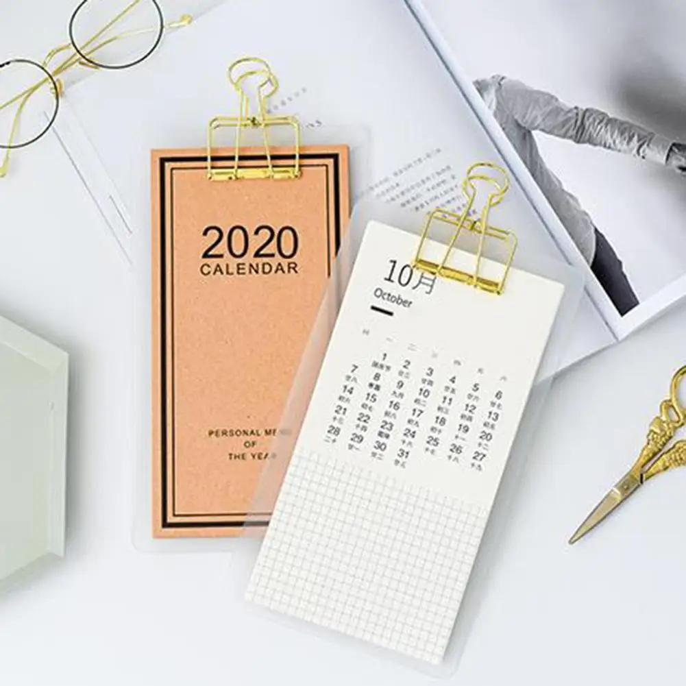 Простой Инновационный индивидуальный календарь 2020 сделай сам настольный