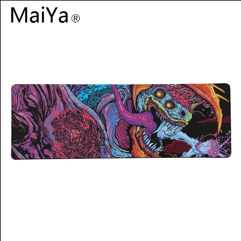 Maiya Top Quality CS GO Hyper Beast DIY Design Pattern Game mousepad Free Shipping Large Mouse Pad Keyboards Mat | Компьютеры и офис