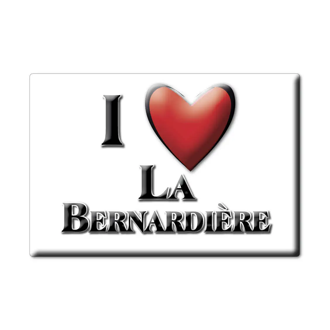 Магнит на холодильник bernardiere lodeston HAUTE NORMANDIE (85) Франция сувенир I LOVE GIFT | Дом и сад