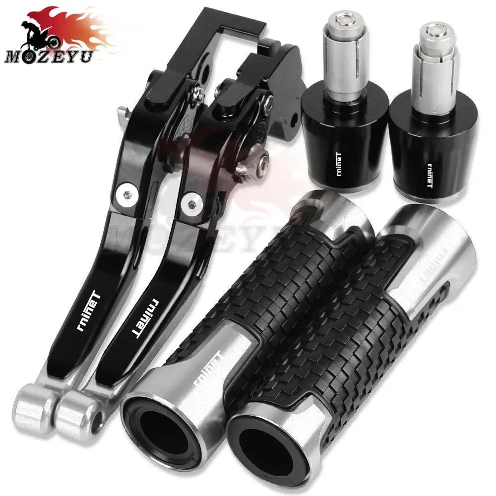 

Motorcycle Aluminum Adjustable Extendable Brake Clutch Levers Handlebar Hand Grips ends For BMW RNINET 2014 2015 2016