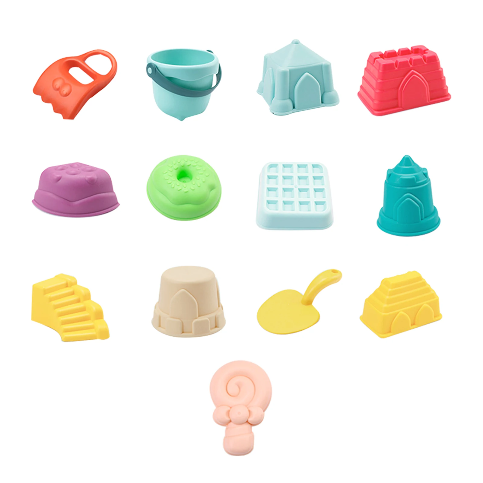 

Цветной Обучающий набор с сетчатой сумкой, эргономичный Портативный пляжный игрушечный Лопата для копания, Легкая очистка, подарок для дет...