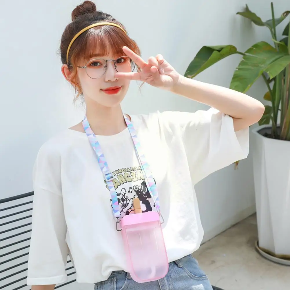 

Летний мороженое, высококачественный детский и взрослый стакан из соломы, портативный пластиковый ремешок для воды, диагональ H4B4 для студе...