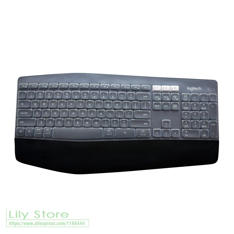 

Для Logitech MK850 производительность Беспроводная Клавиатура силиконовый пылезащитный механический беспроводной Bluetooth чехол для клавиатуры за...