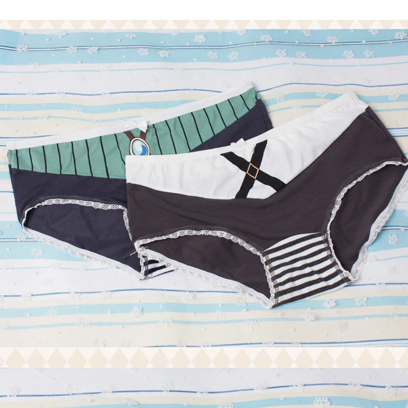 

2021 New Women's Anime Underpants Cosplay Underwear Women Cotton Intimate Briefs Panties Breathable