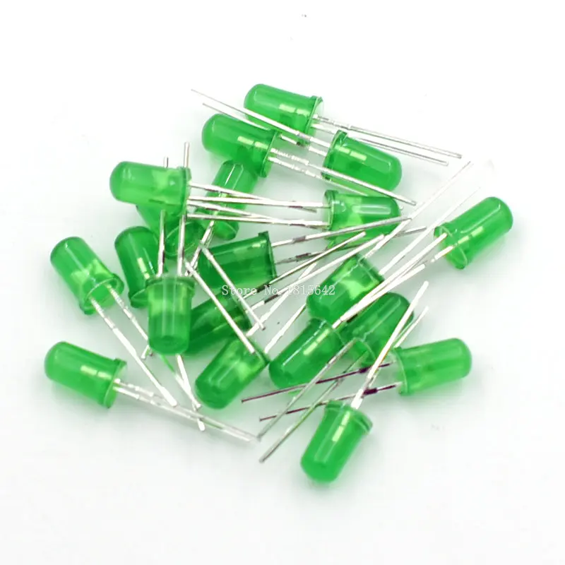 Круглый диодный зеленый светодиод 200 шт./лот 5 мм|led diode|5mm green ledgreen led |